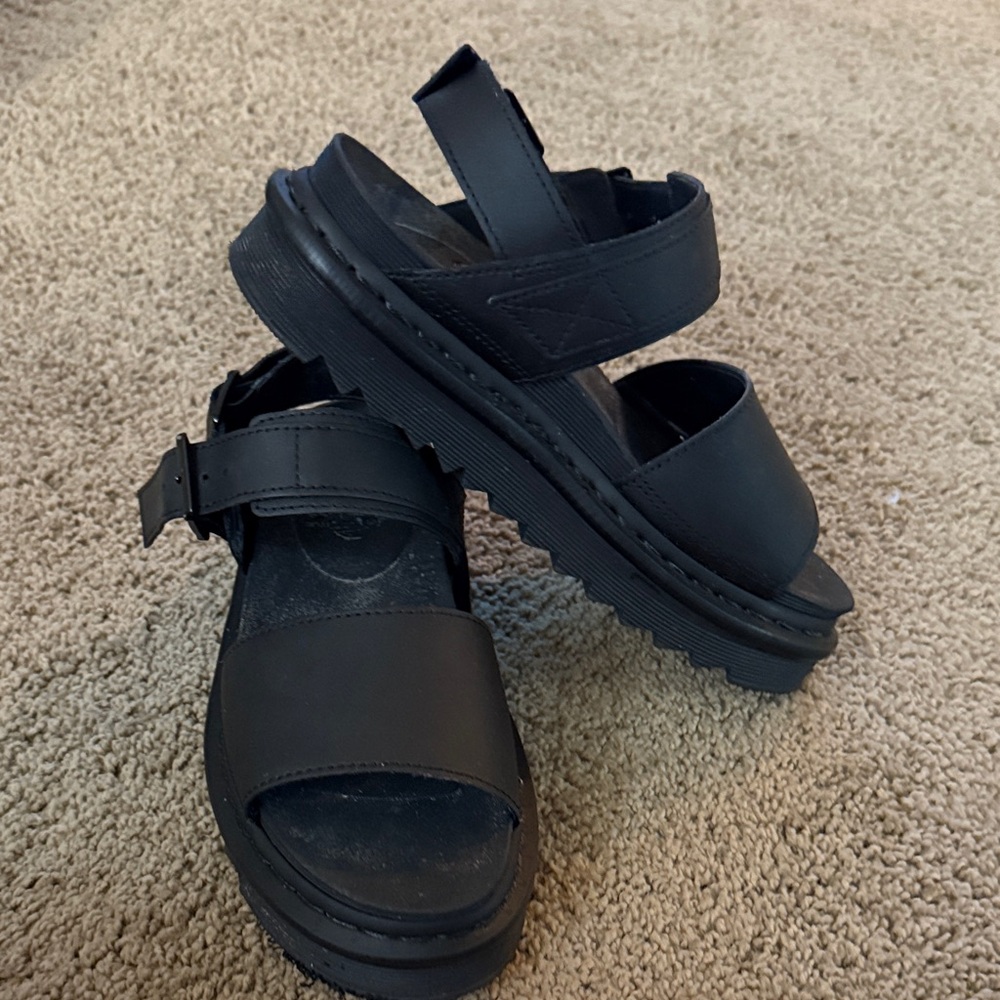 Dr. Martens Women’s Voss Black Sandals - Picture 2 of 6